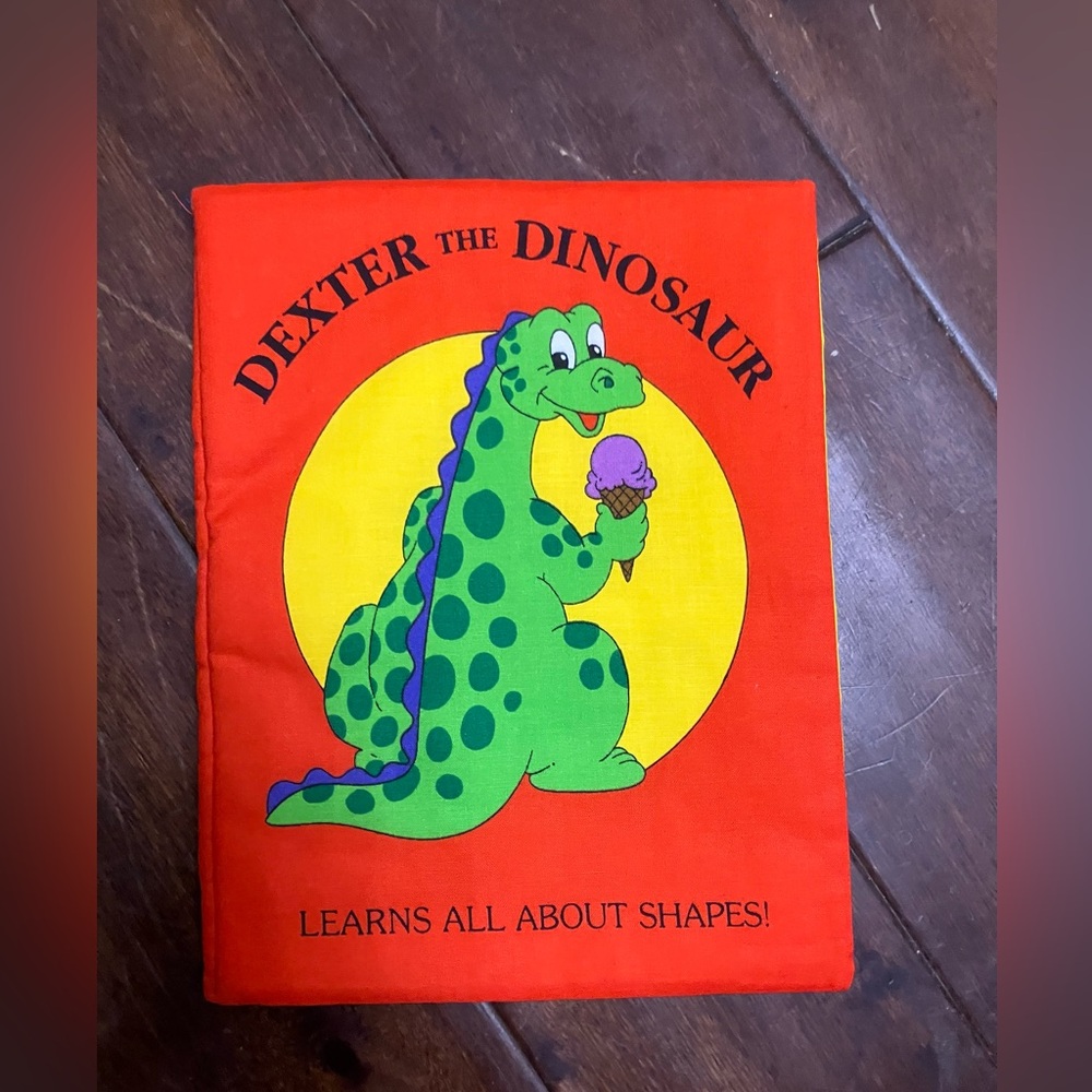 Dexter The Dinosaur Shape Fabric Book